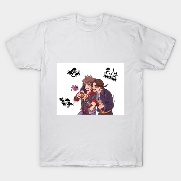 Sora and Jim T-Shirt by hallstheien